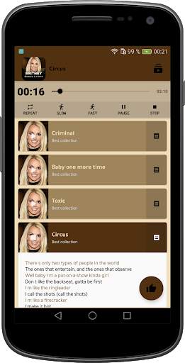 Britney Spears Songs Lyrics Offline (New Version) screenshot 9