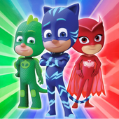 Super PJ Dash Masks Runner Smash World иконка