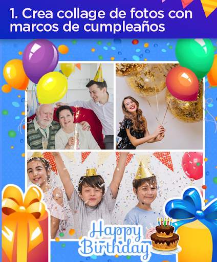 video de cumpleaños 🎈 con musica y fotos screenshot 1