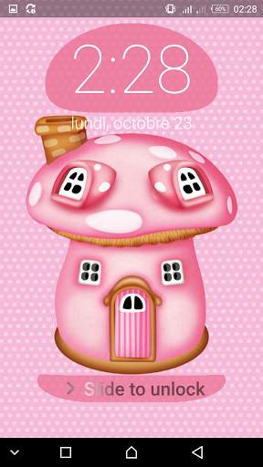 Cute Mushroom  password  LOCK SCREEN screenshot 6