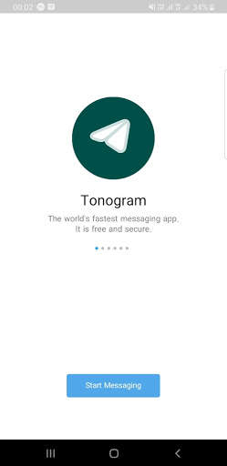 Tonogram messenger screenshot 2