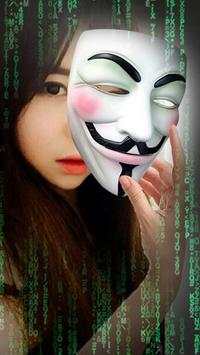 Anonymous Mask Hacker Camera 1 تصوير الشاشة