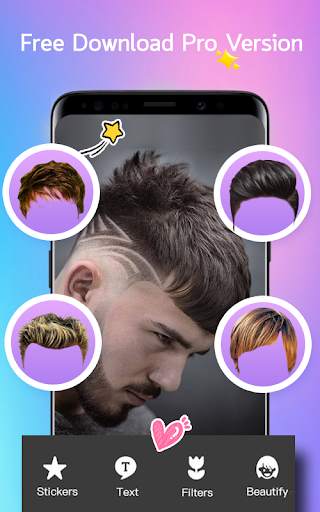 Men Hairstyles Changer screenshot 4