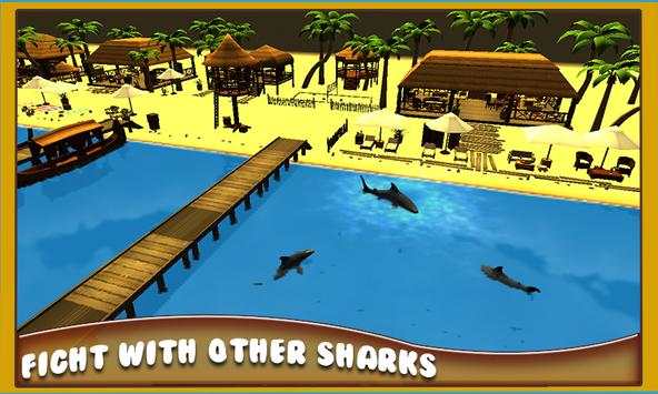 Shark Attack Simulator 3D Game screenshot 3