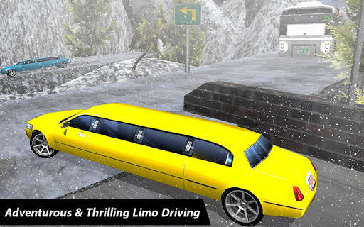 Uphill Limo Driver Snow Mountain Climb screenshot 14