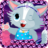 Cute kitty dressup - Pet Game icon