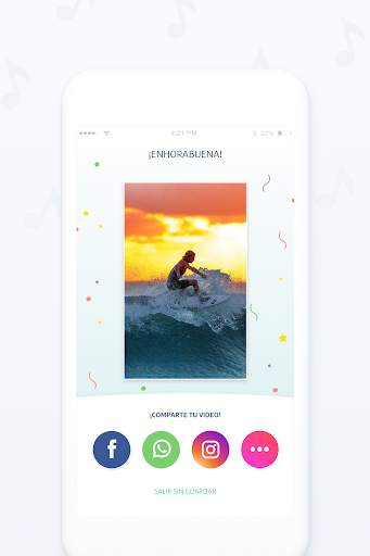 Music Cam - Crea tu vídeo con música al momento screenshot 3