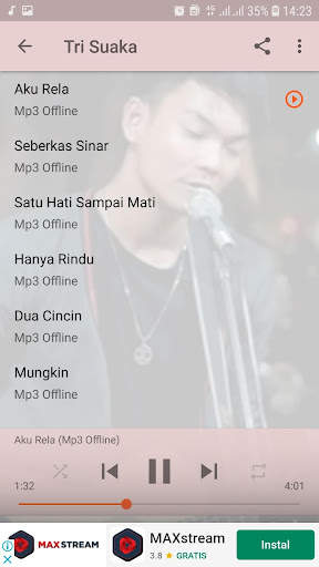 Aku Rela - Trisuaka Mp3 Offline screenshot 4
