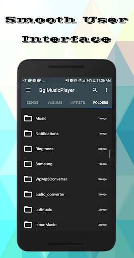 BG MUSIC PLAYER - MUSIC PLAYER 3 تصوير الشاشة