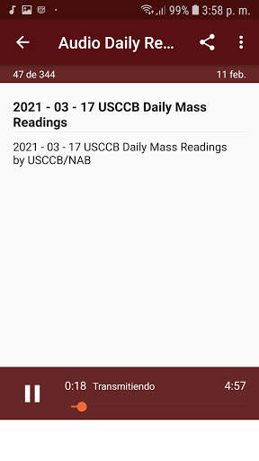 Daily Gospel reflection screenshot 7