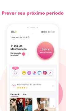Calendário Menstrual Cherry - Acompanhe Menstrual screenshot 1