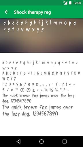 Zombie Fonts for FlipFont screenshot 6
