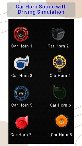 Car Horn Sound Simulator & Ringtones screenshot 2