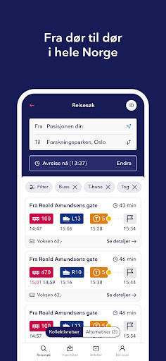 Entur - Reiseplanlegger screenshot 3
