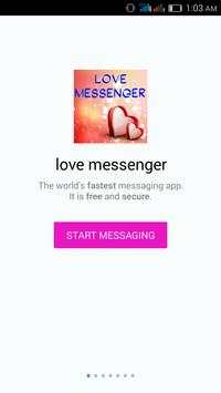 Love messenger screenshot 1