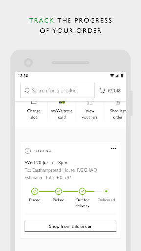 Waitrose & Partners screenshot 1