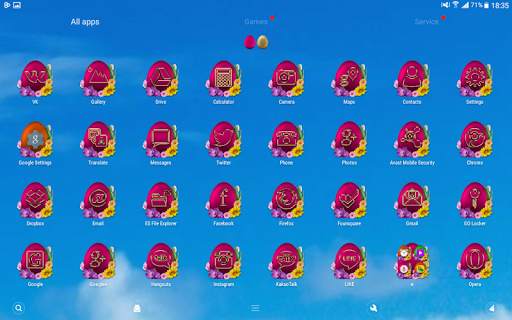 Happy Easter Go Launcher Theme screenshot 9