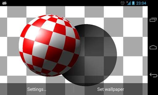 Boing Ball Live Wallpaper Lite screenshot 1