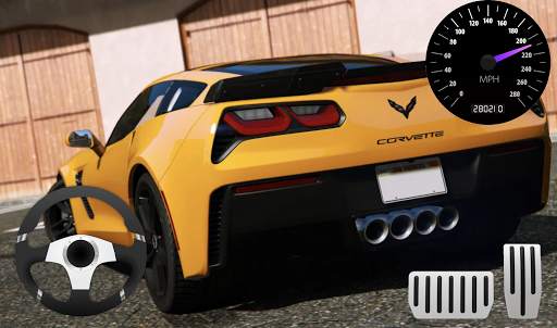 City Driving Chevrolet Corvette Parking screenshot 2