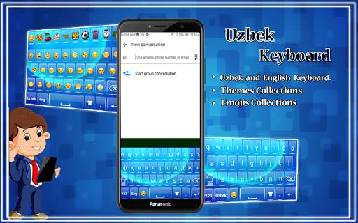 Uzbek keyboard : Uzbek Typing App screenshot 14