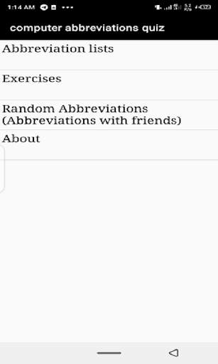 Computer Abbreviations Quiz all ICT  Abbreviations скриншот 1