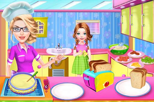 School Kids Cooking Breakfast screenshot 4