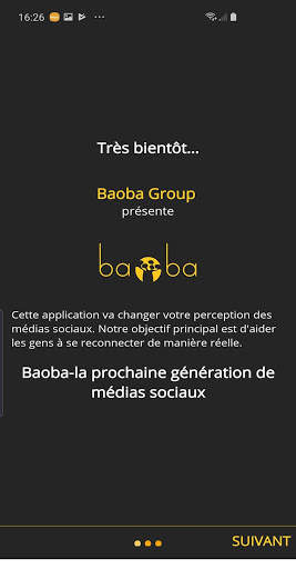 baoba: meilleure alternative à Facebook & WhatsApp screenshot 1
