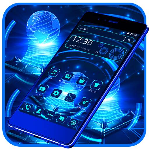 Blue Tech Light Theme 1.1.5