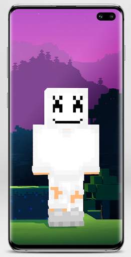 Marshmello Skin for Minecraft screenshot 5