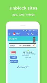 Singapore VPN Proxy - Secure VPN Download screenshot 3