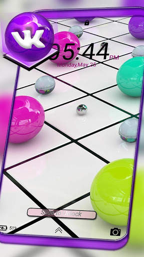 3D Color Balls Launcher Theme screenshot 3