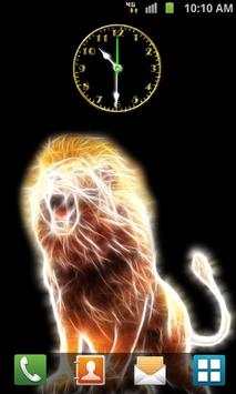 Lion Analog Clock screenshot 5