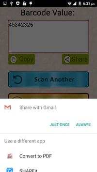 Barcode Scanner QR Code Reader 8 تصوير الشاشة