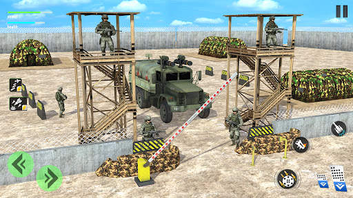 Robot Cargo Truck Transporter : Driving Simulator screenshot 1