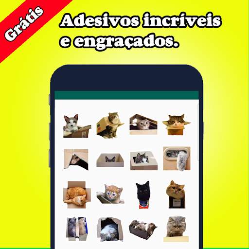 Melhores adesivos gato para WAStickerApps 2020 screenshot 8
