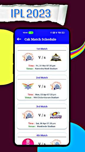 IPL 2023 Schedule & Live Score screenshot 4