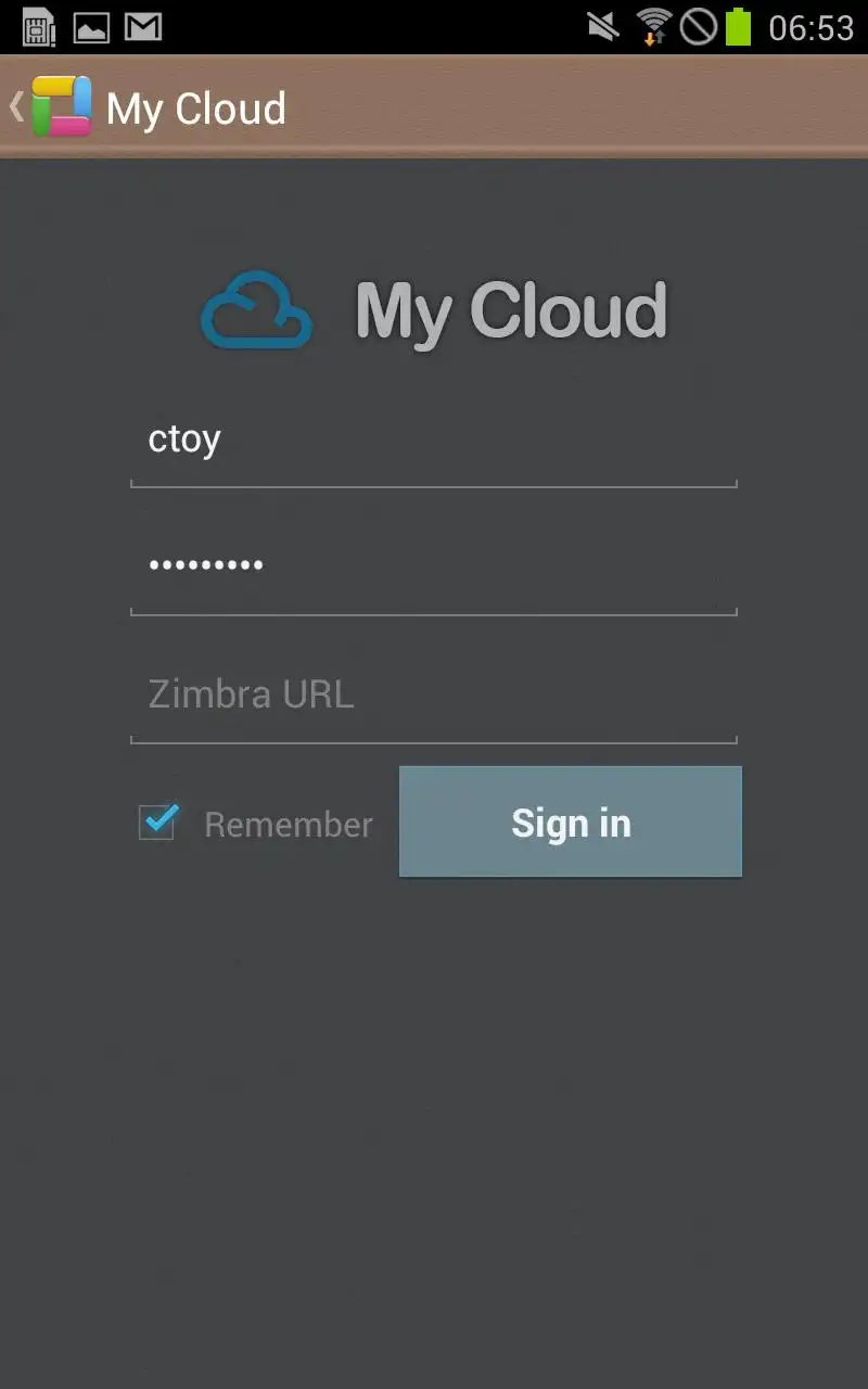 ThinkFree Mobile for Zimbra screenshot 1