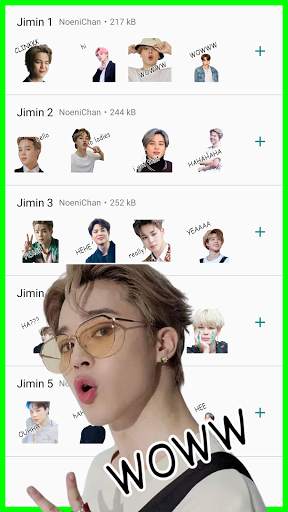 Jimin BTS Stickers for WhatsApp screenshot 8