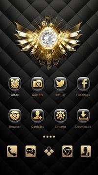 Magic Gold GO Launcher Theme screenshot 1