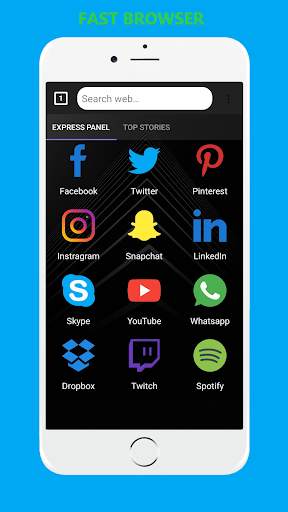 Social Explorer: Ultra Fast Browser screenshot 1