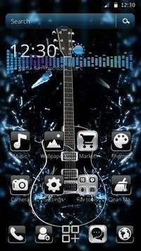 Jazz Black Guitar Theme screenshot 4