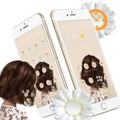Art Little Daisy Girl Theme 1.1.5