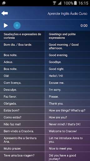Portuguese-English Free Langua screenshot 3