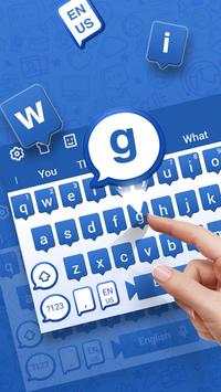 Keyboard Theme for Blue Chat screenshot 3