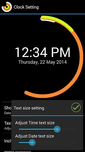 Circular Clock Live Wallpaper screenshot 5