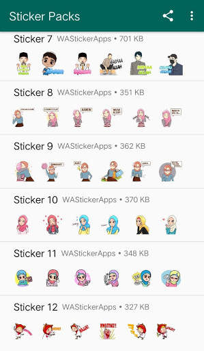 Stiker WA Islami screenshot 3