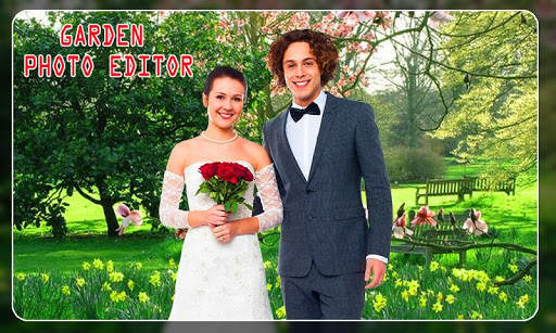 Garden photo frame editor screenshot 1