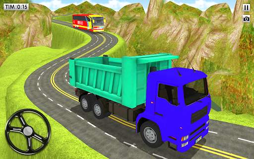 Cargo Truck Simulator Offroad Driving Game 2021 screenshot 2