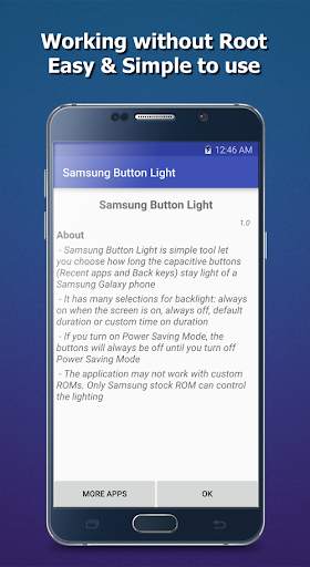 Galaxy Button Light & Vibration screenshot 2