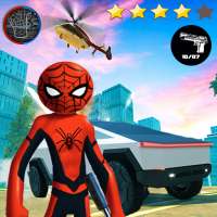 Free battleground fire : Spider Stickman RopeHero
